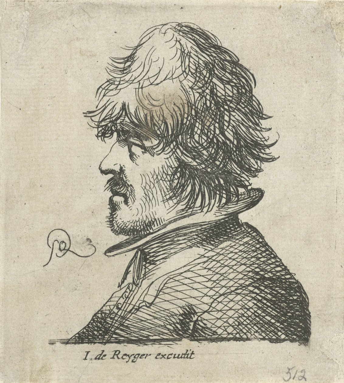 Portrét busta muže s rybářským kloboukem od Pieter Jansz Quast