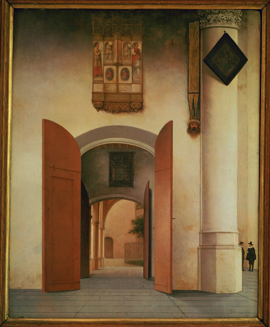 Kostel svatého Vavřince, Alkmaar od Pieter Jansz Saenredam