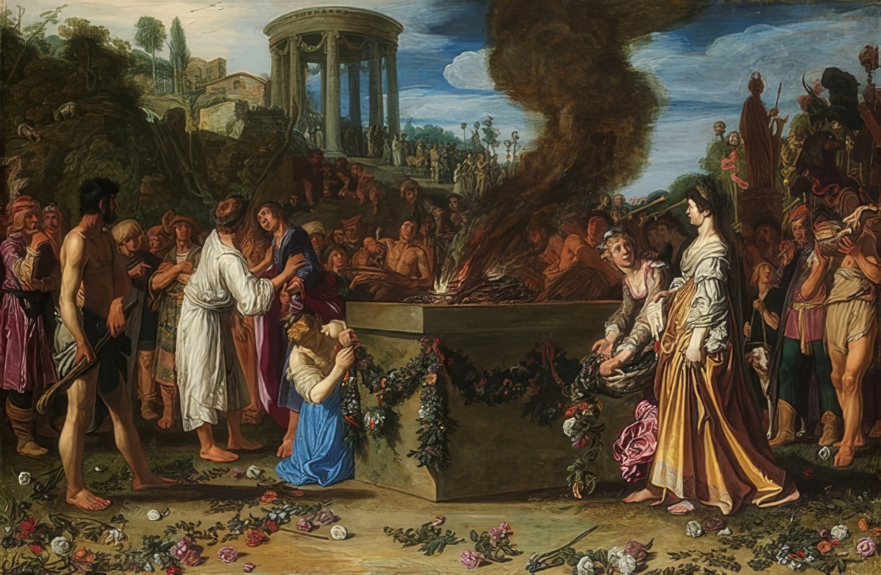 Spor mezi Orestem a Pyladesem. 1614 od Pieter Lastman