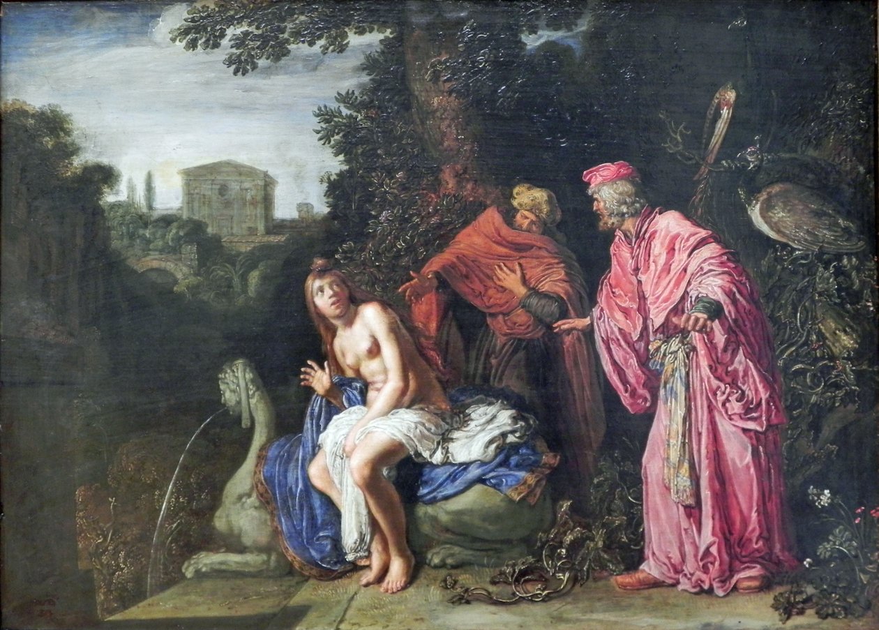 Německy: Susanna und die beiden Alten Susanna and the Elders (Zuzana a starší) od Pieter Lastman