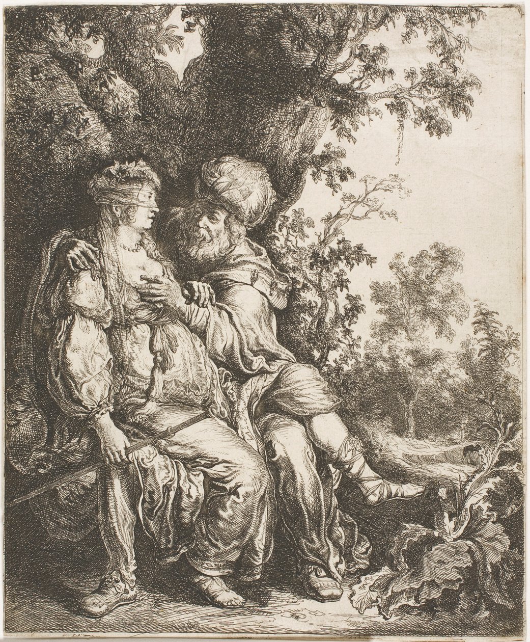 Juda a Thamar od Pieter Lastman