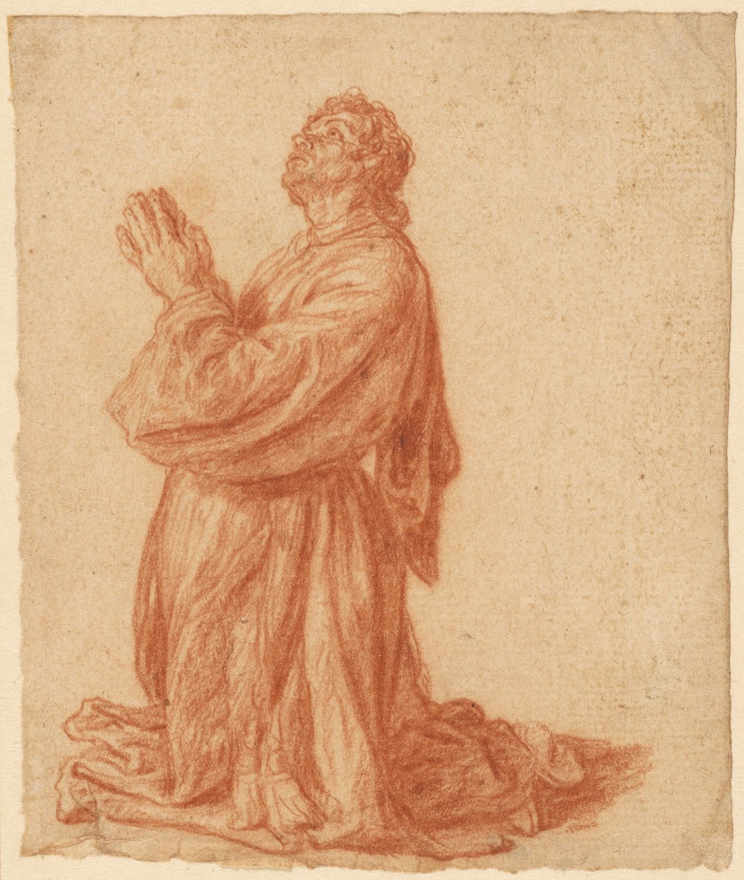 Studie eines knienden Mannes od Pieter Lastman