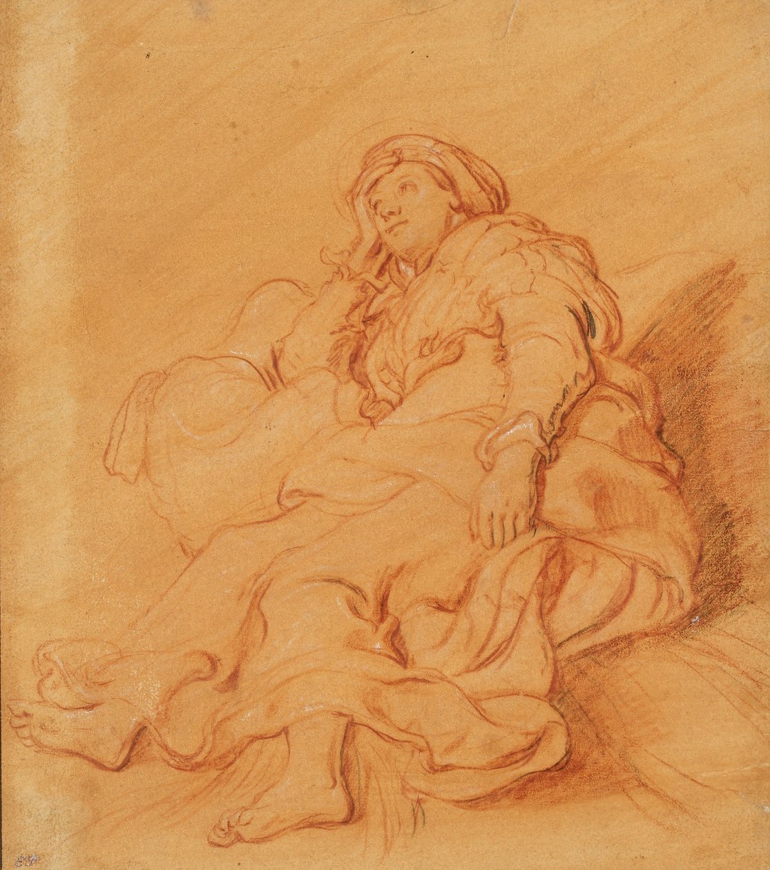 Studie postavy Rachel, kolem roku 1621. od Pieter Lastman