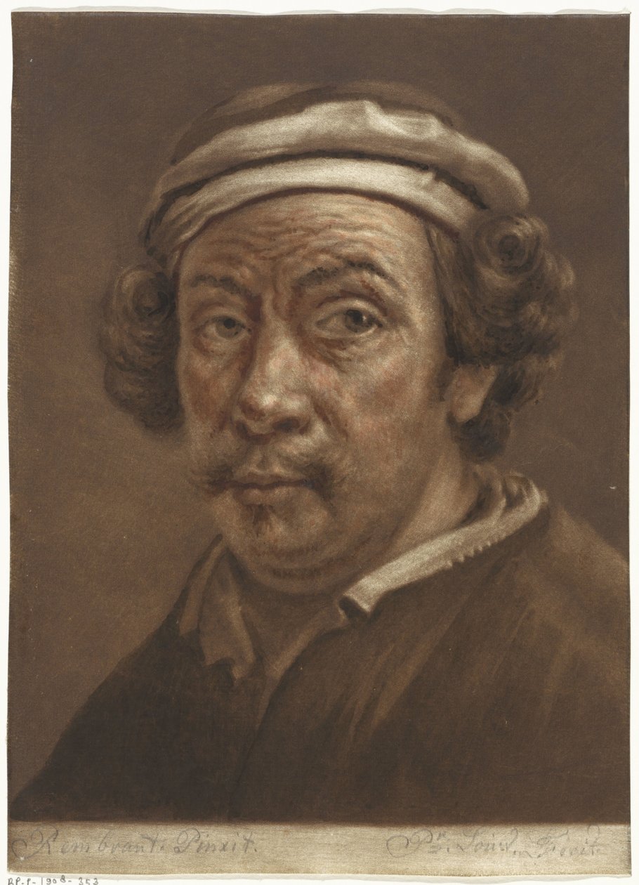 Portrét Rembrandta van Rijna od Pieter Louw