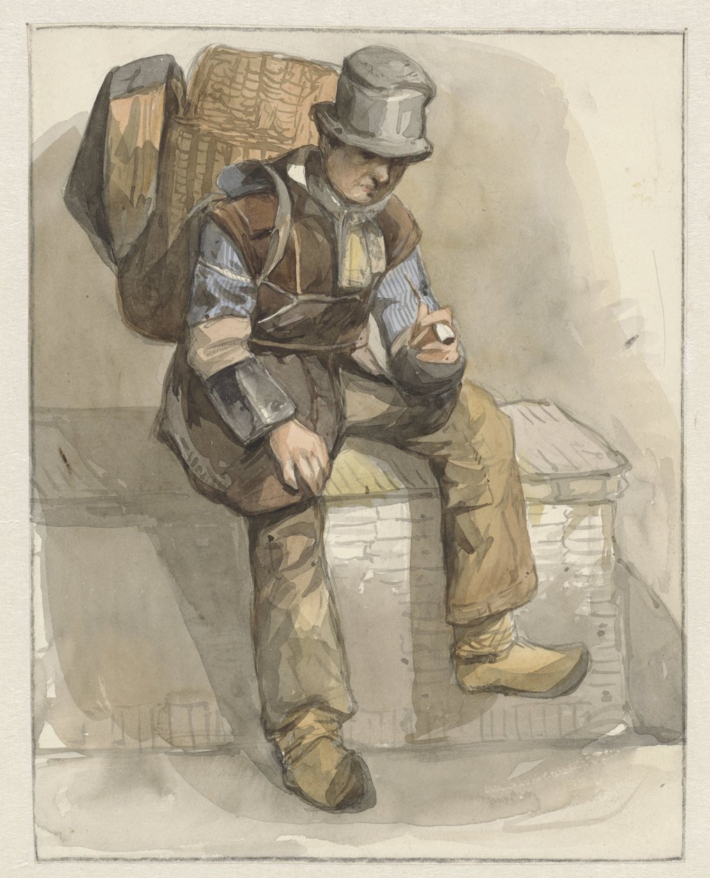 Sedící kramář od Pieter Marinus van de Laar (attributed to)