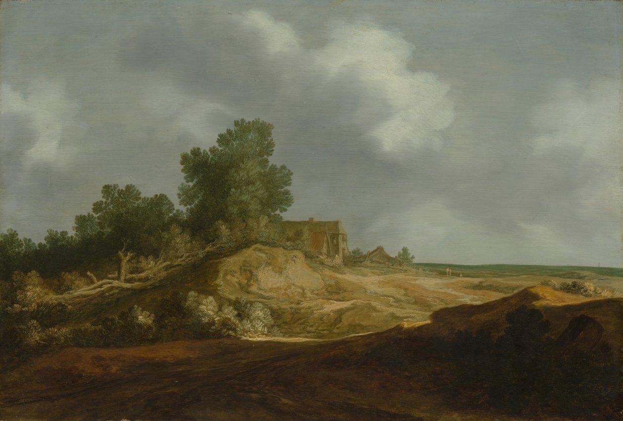 Krajina s chalupou, 1629. od Pieter Molijn