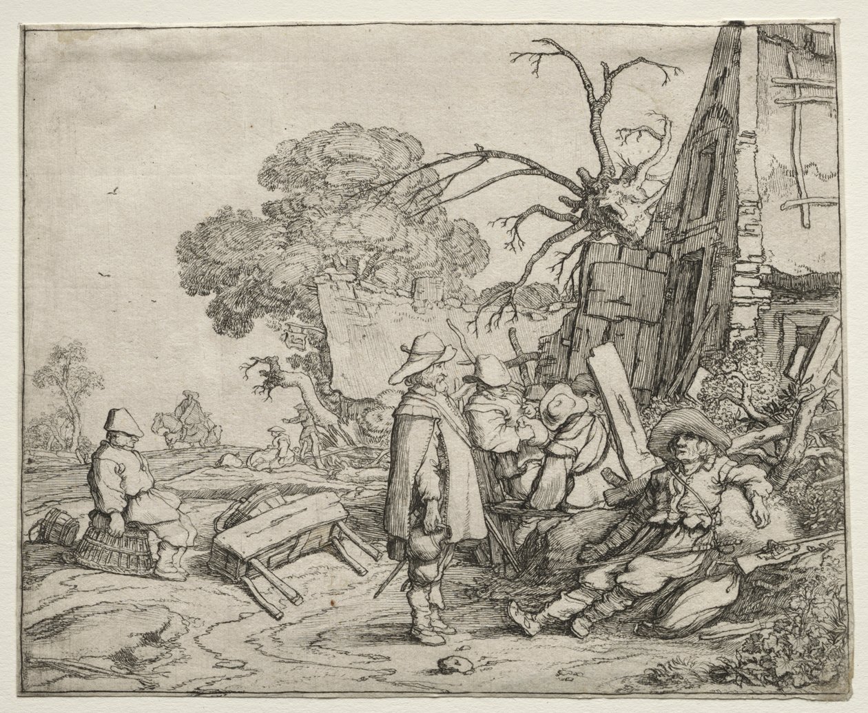 Krajina s vojáky, 1626. od Pieter Molyn