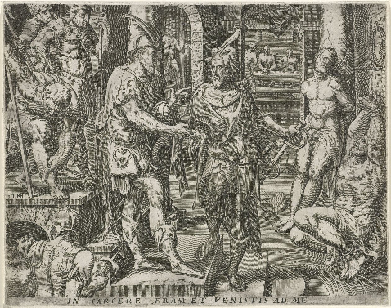 Návštěva vězňů Works of Mercy (název série) od Pieter Nagel