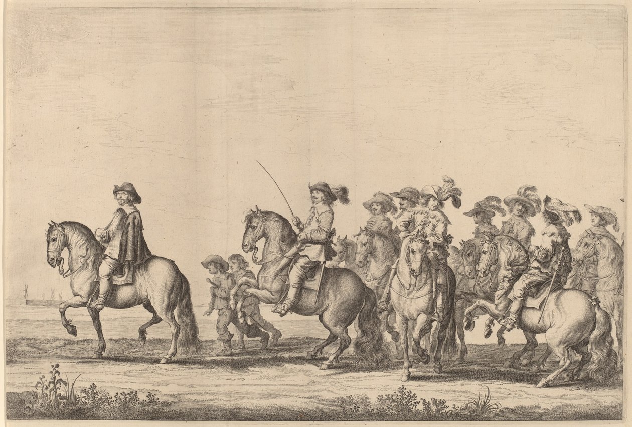 Vstup Marie de Medici do Amsterdamu [deska 2 z 6] od Pieter Nolpe