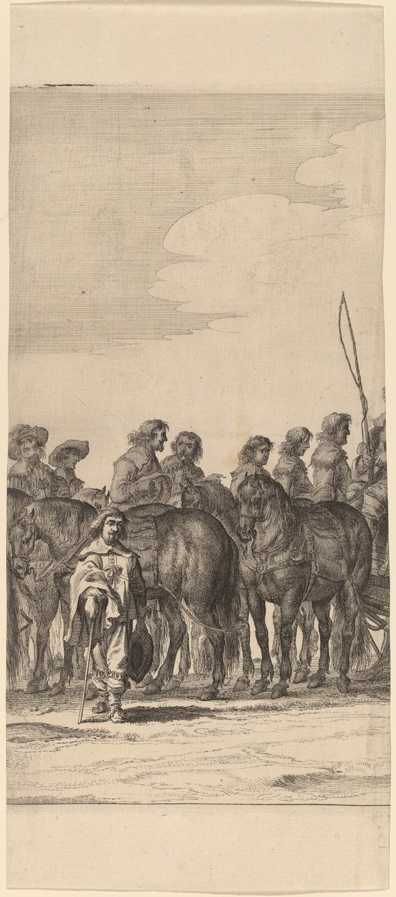 Vstup Marie de Medici do Amsterdamu [deska 5 z 6] od Pieter Nolpe