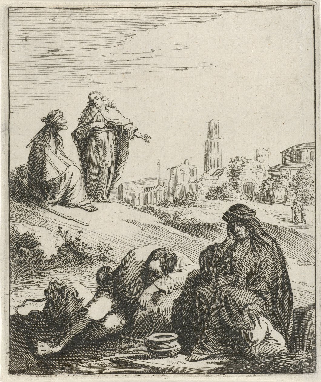 Majombe en Konstance zbrojní postava od Pieter Nolpe