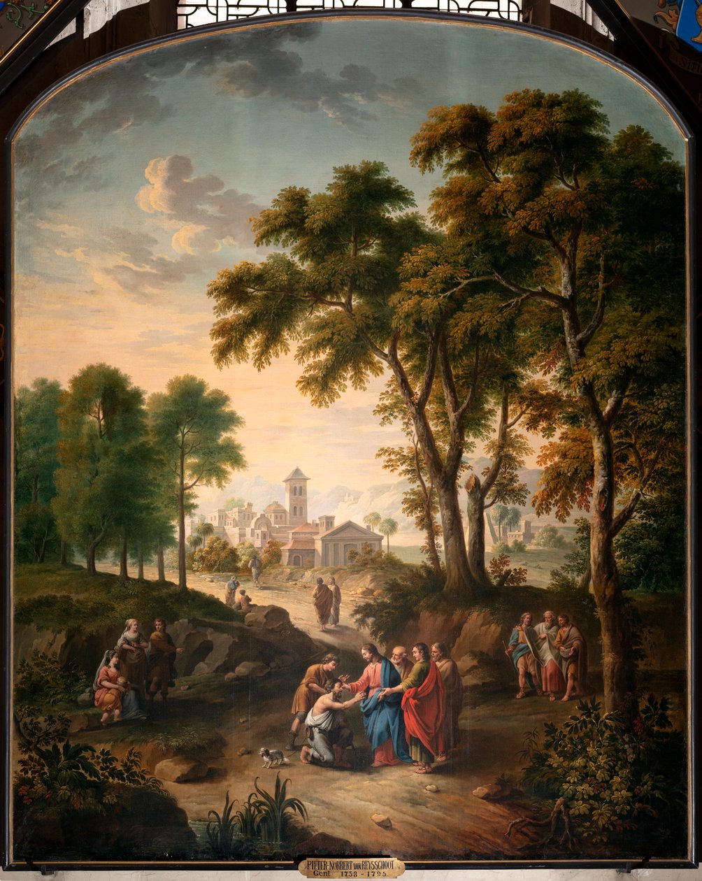Uzdravení slepého od narození od Pieter Norbert van Reysschoot