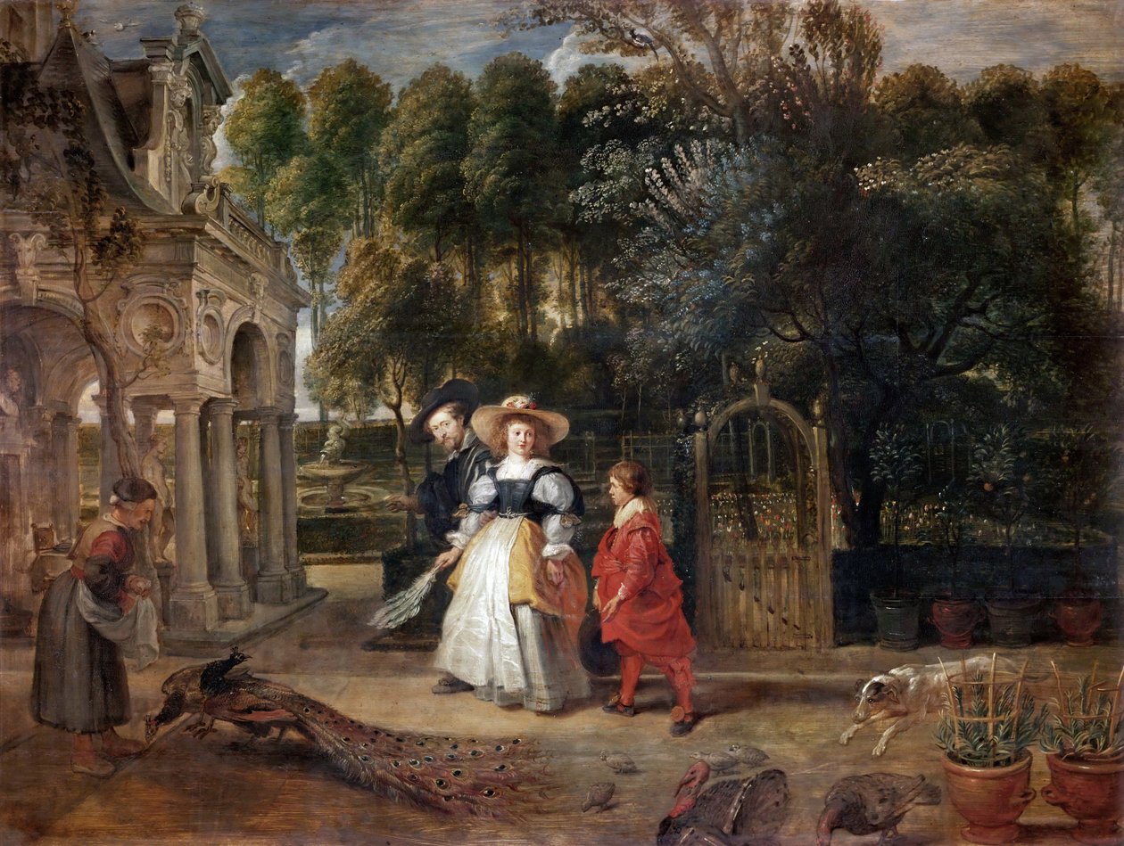 Rubens a Helene Fourmentovi v zahradě, asi 1631. od Peter Paul Rubens