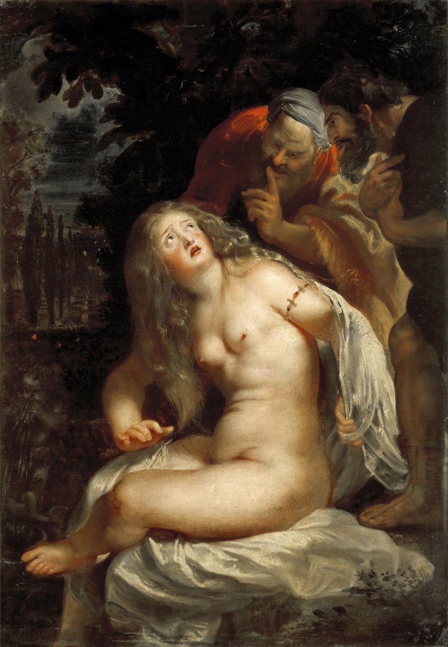 Susannah a starší, 1607-1608. od Peter Paul Rubens