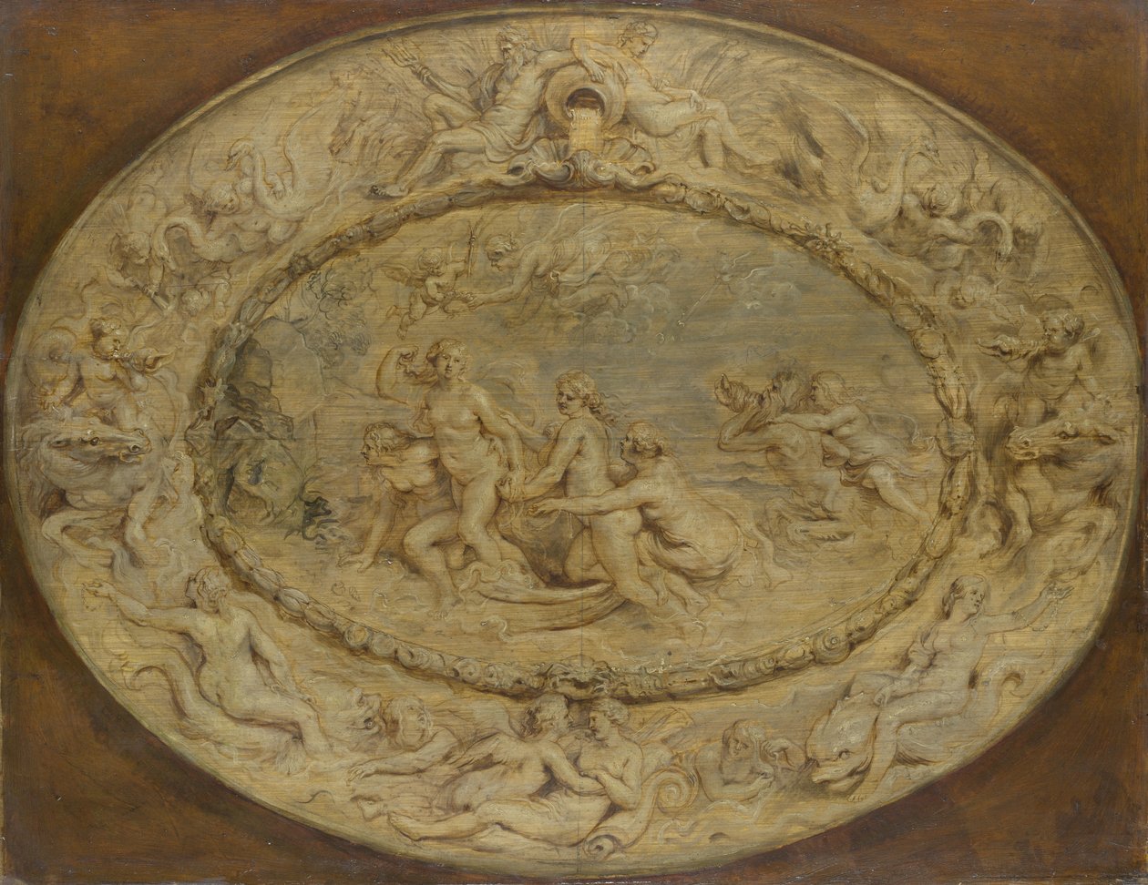 Zrození Venuše, cca 1632-1633 od Peter Paul Rubens