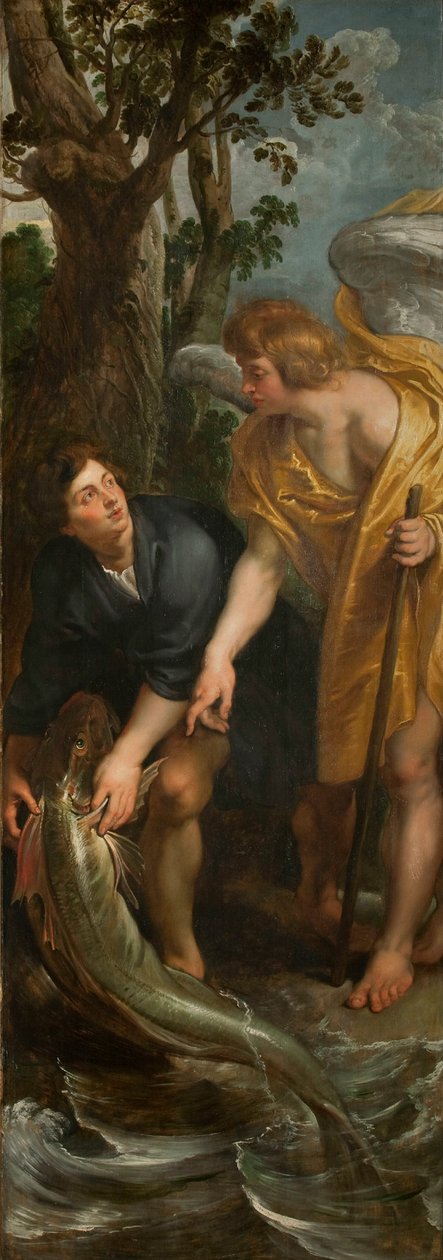 Triptych The Miraculous Draft of Fishes, pravý panel, 1618-1619. od Pieter Paul Rubens