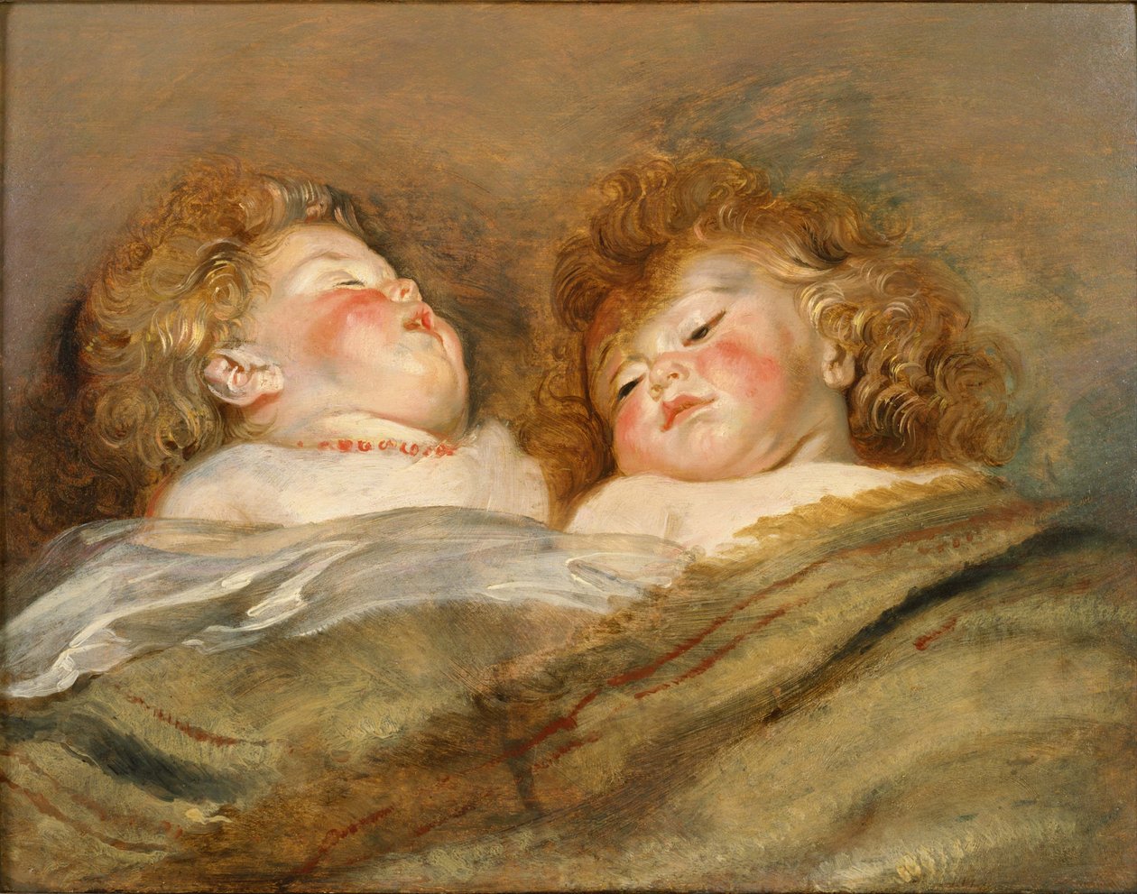 Dvě spící děti od Peter Paul Rubens