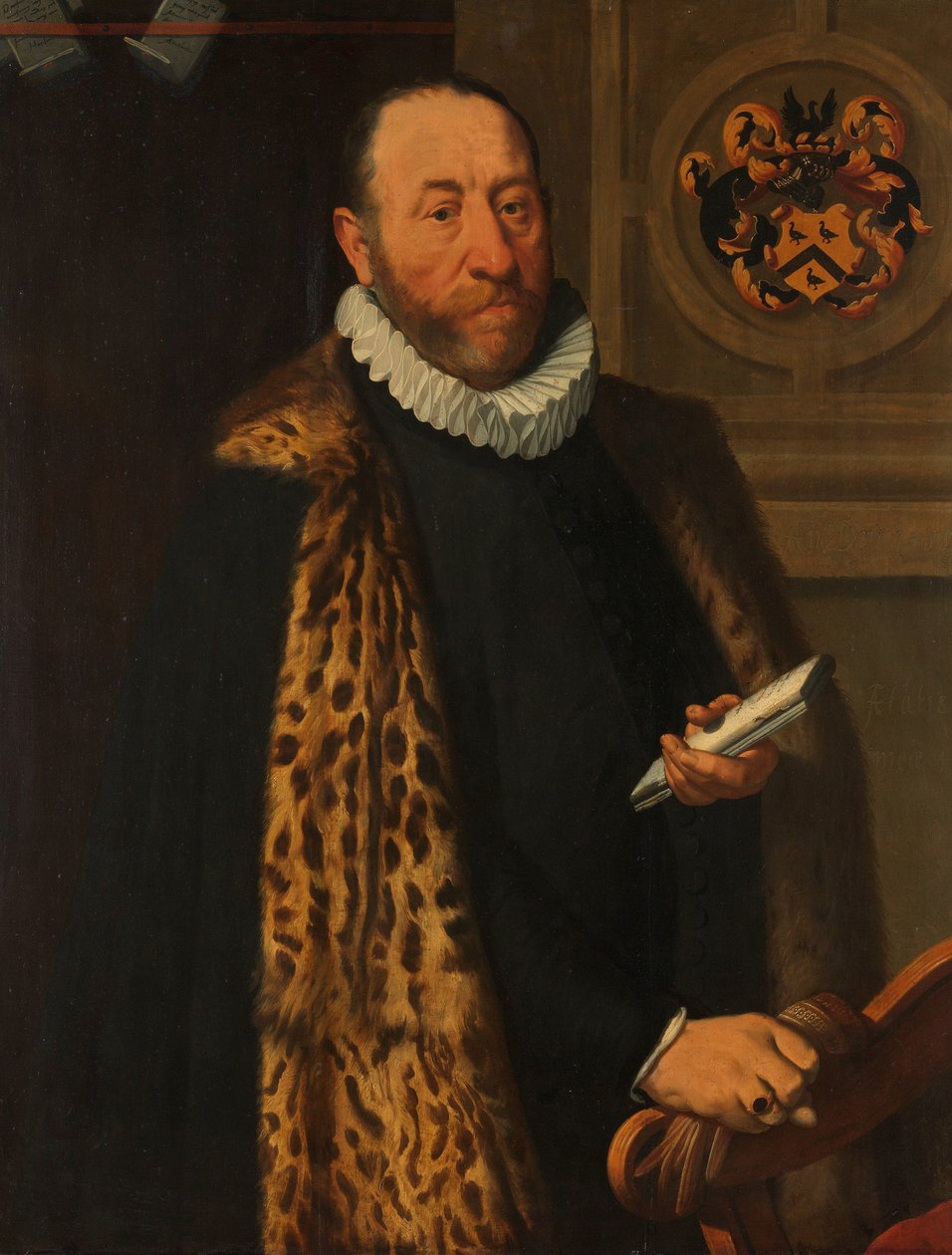 Portrét Mattheuse Augustijnsze Steyna, radního v College of the Admirality of the Northern Quarter v Dokkum od Pieter Pietersz. (I)
