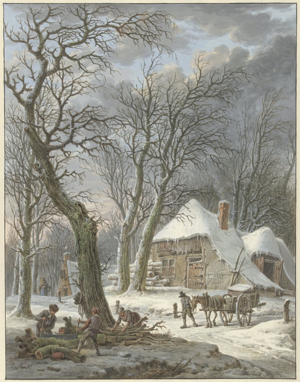 zimní krajina od Pieter Pietersz. Barbiers