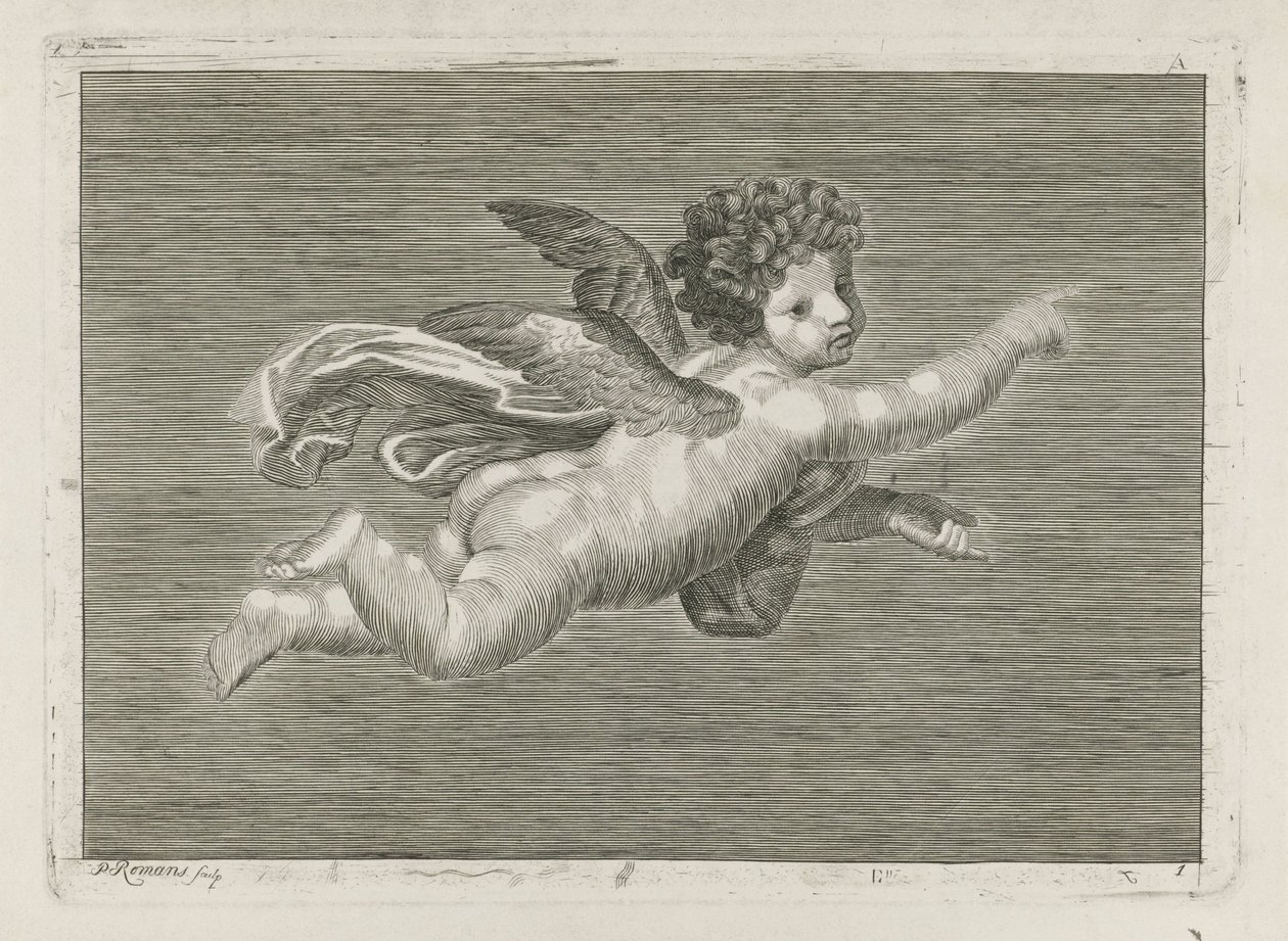 Ukazovací putto od Pieter Romans