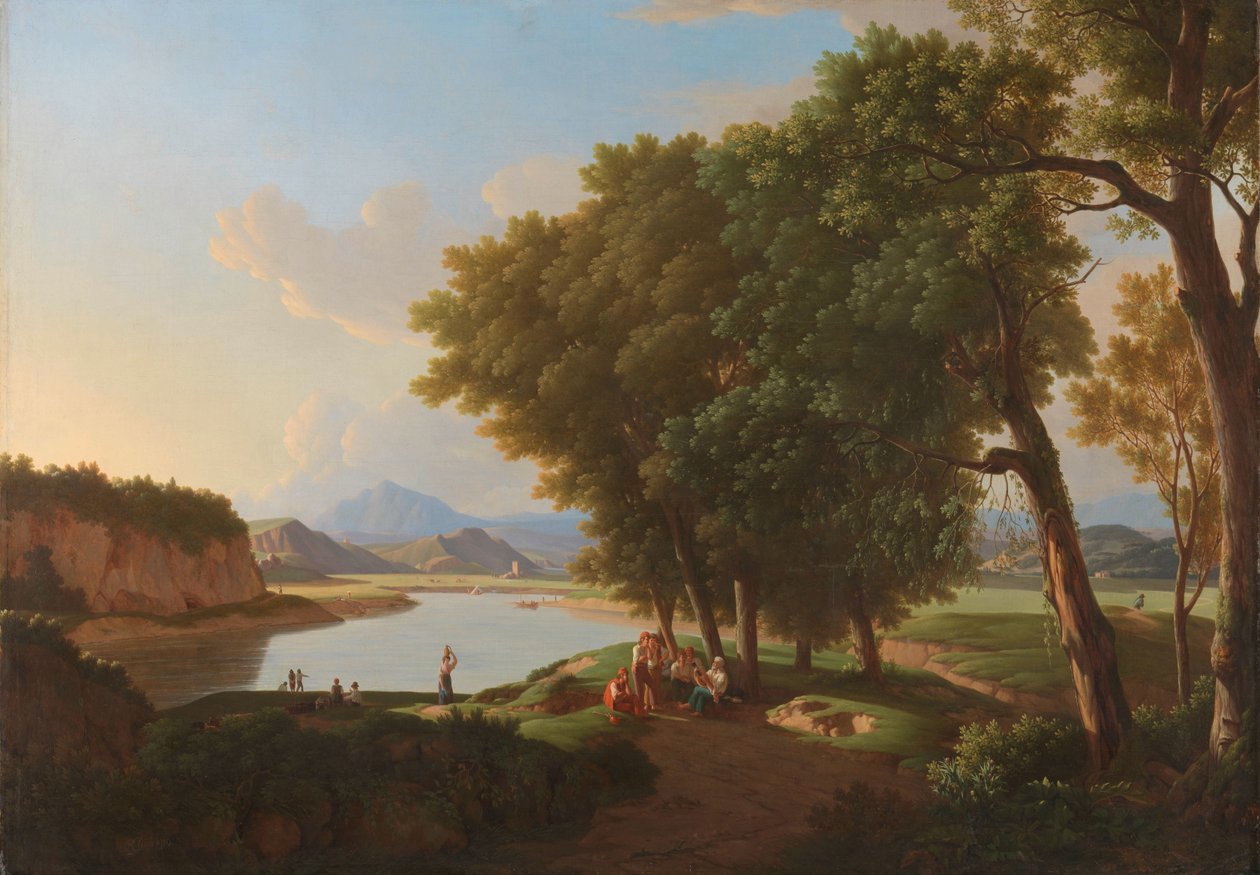 Aqua Cetosa poblíž Říma od Pieter Rudolph Kleijn