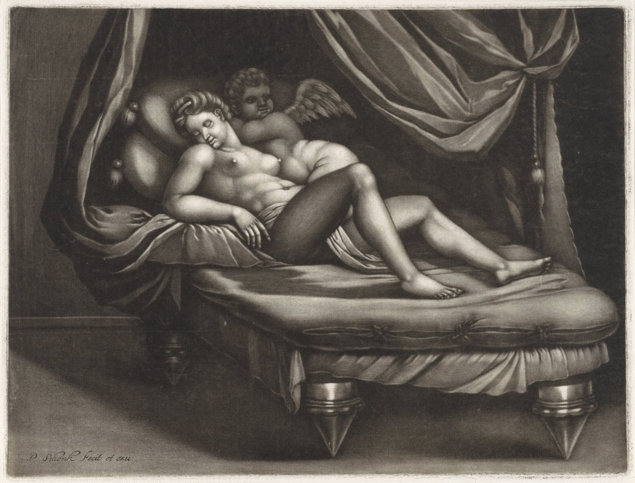 Amor a Psyché od Pieter Schenk (I)