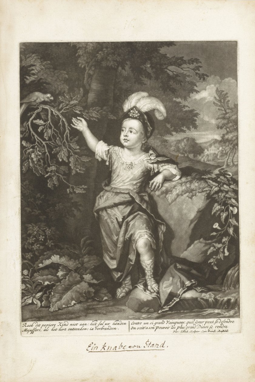 Portrét Charlese Fitzroye, vévody z Graftonu od Pieter Schenk (I)