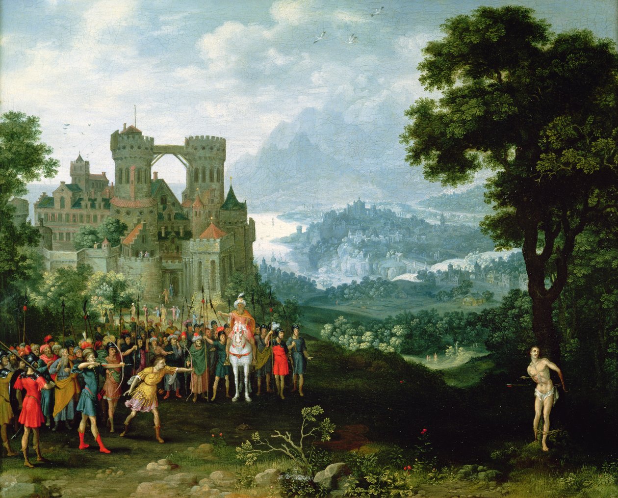 Umučení svatého Šebestiána od Pieter Schoubroeck