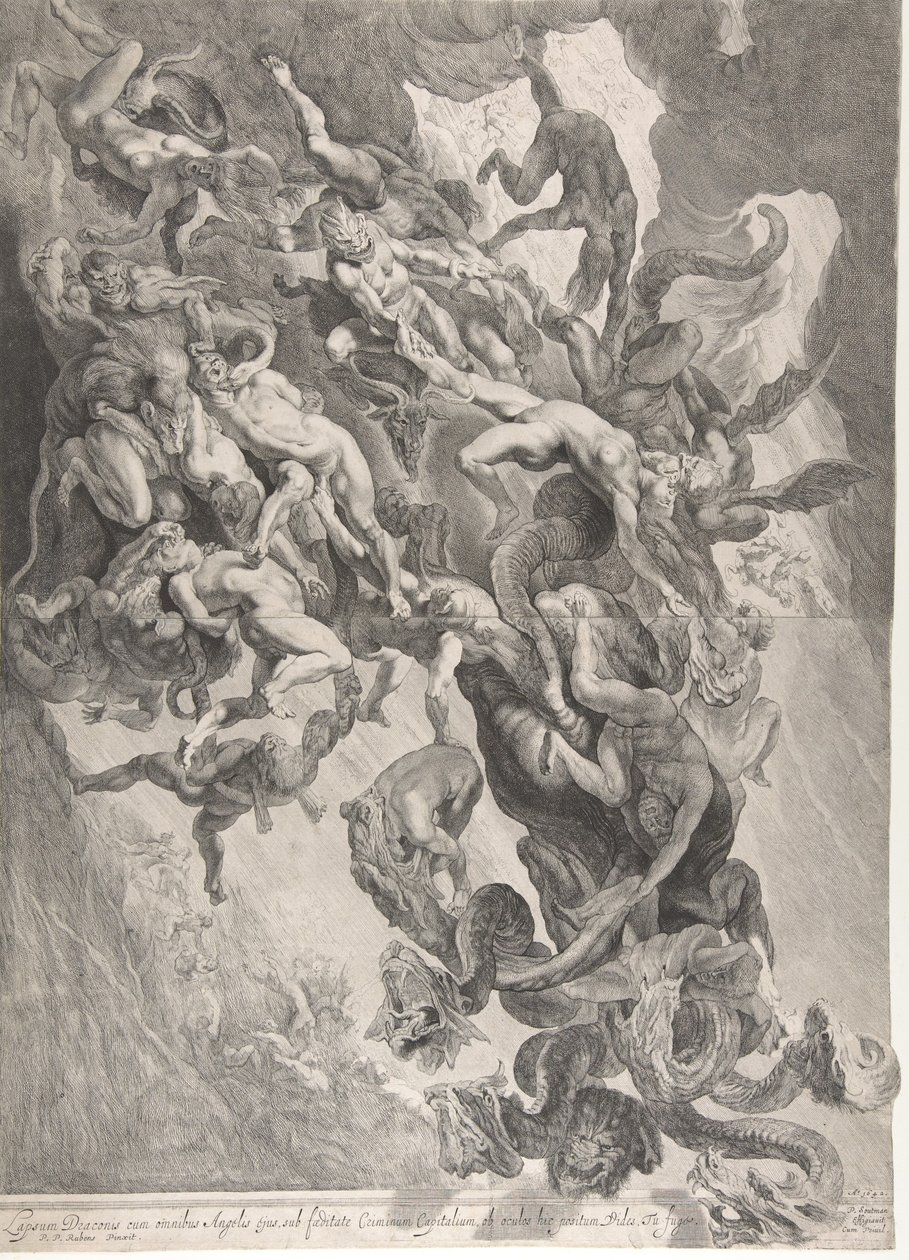 Pád zatracených, 1642. od Pieter Soutman