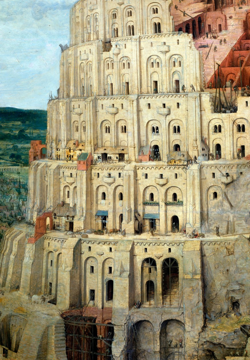 Babylonská věž od Pieter Bruegel the Elder
