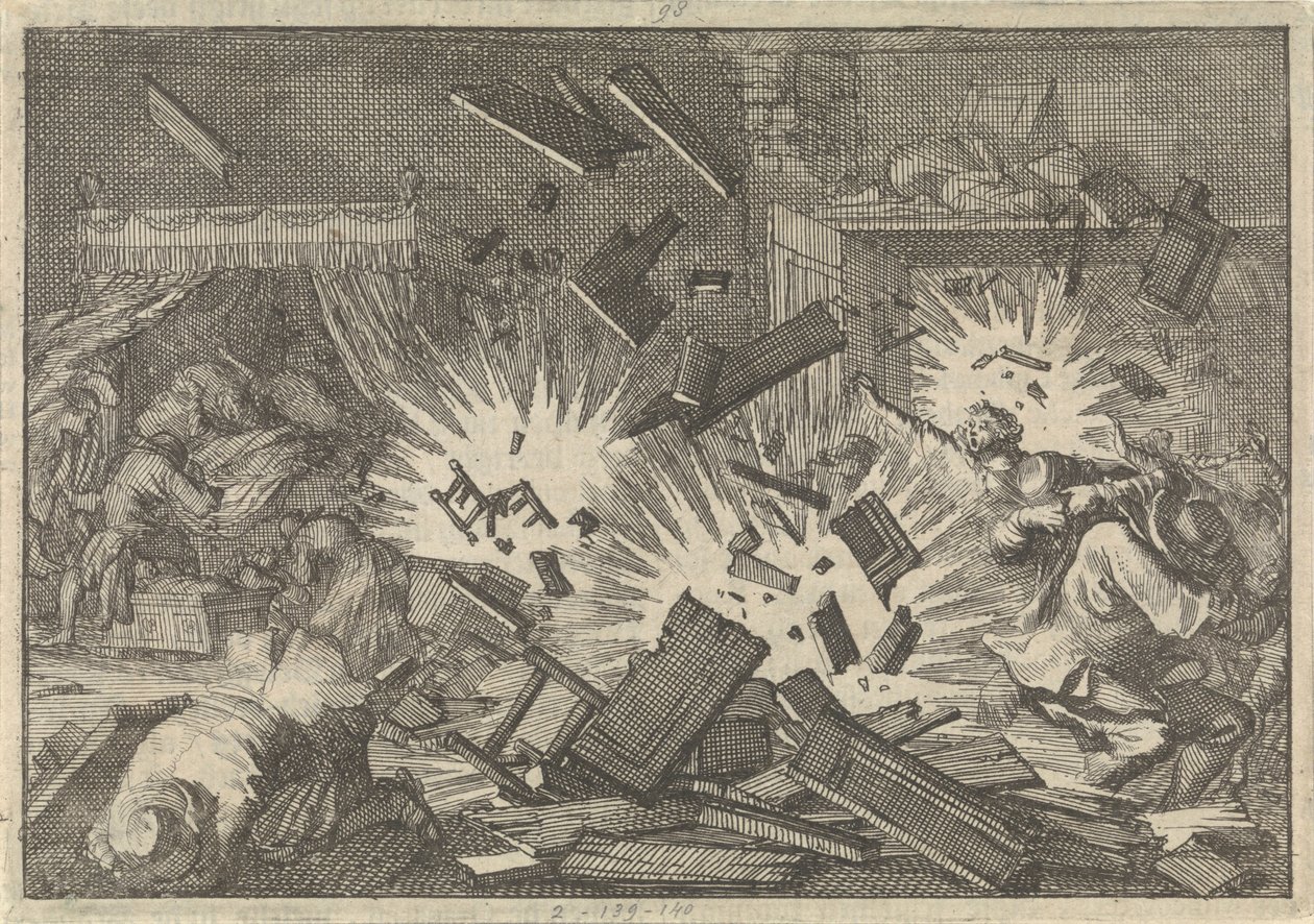 Obléhání Rigy ruskou armádou za cara Alexeje Michajloviče v roce 1656, 1698 od Pieter Van der Aa