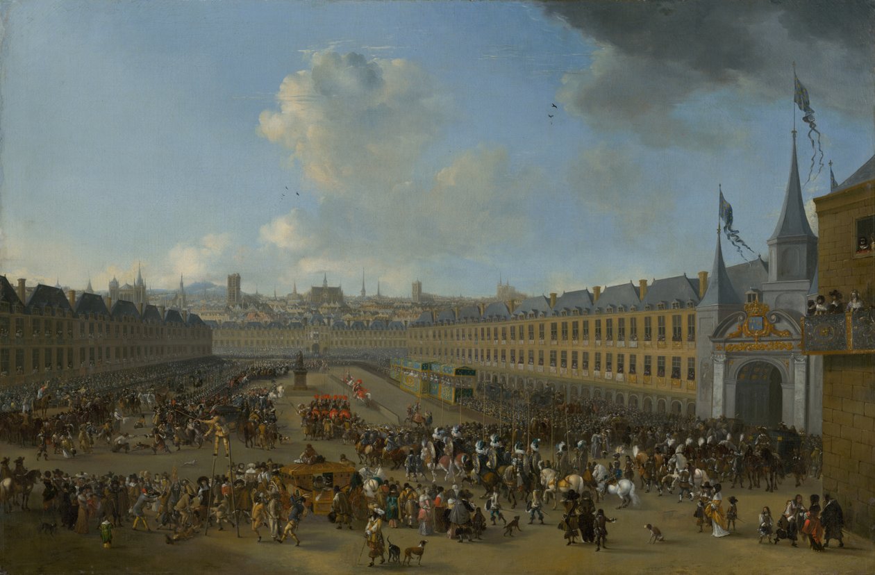 Turnaj na Place des Vosges v Paříži, cca 1665. od Pieter Wouwerman