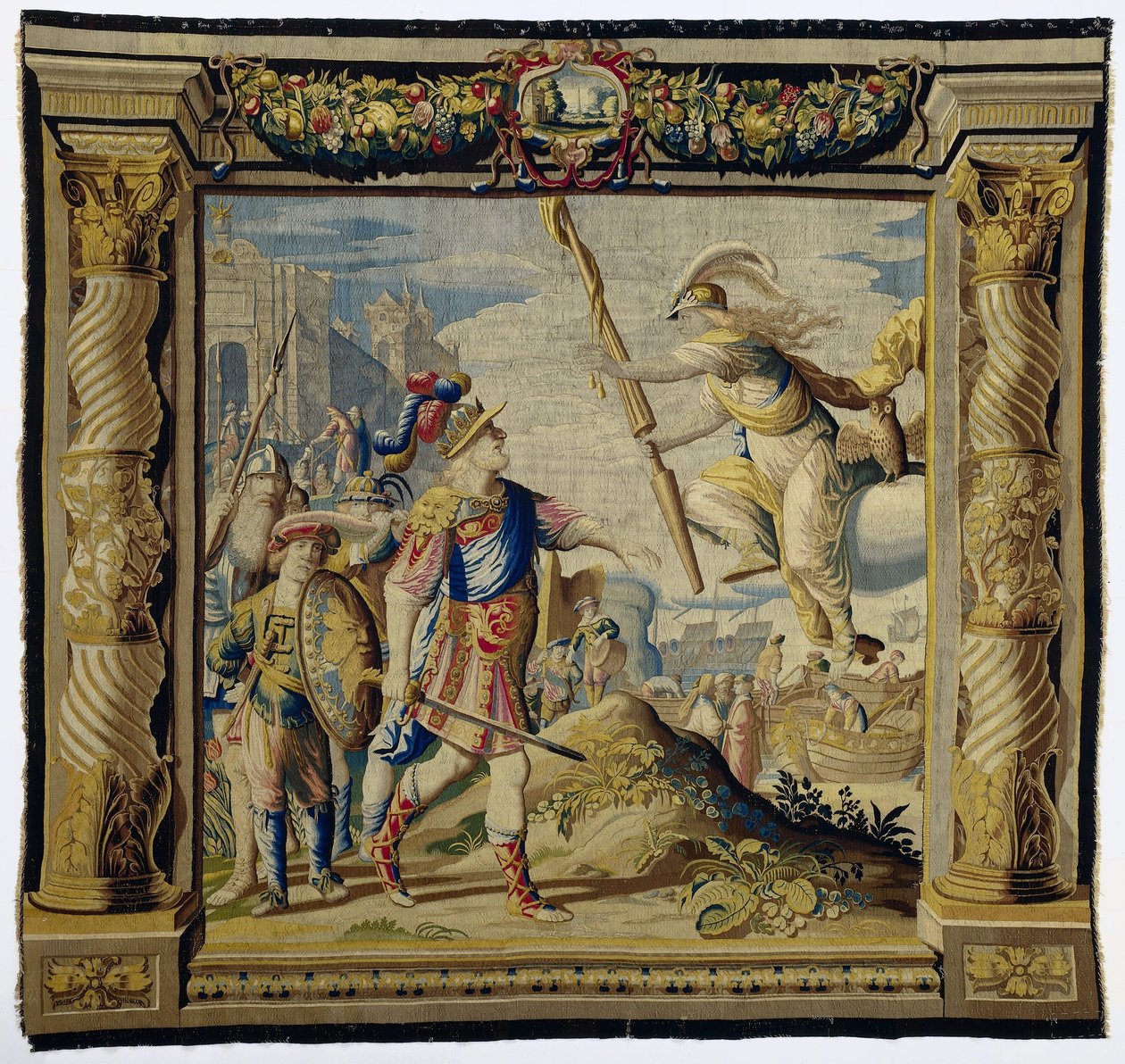 Král Thaos a bohyně Athéna Historie Ifigenie a Oresta (název série) od Pieter de Cracht