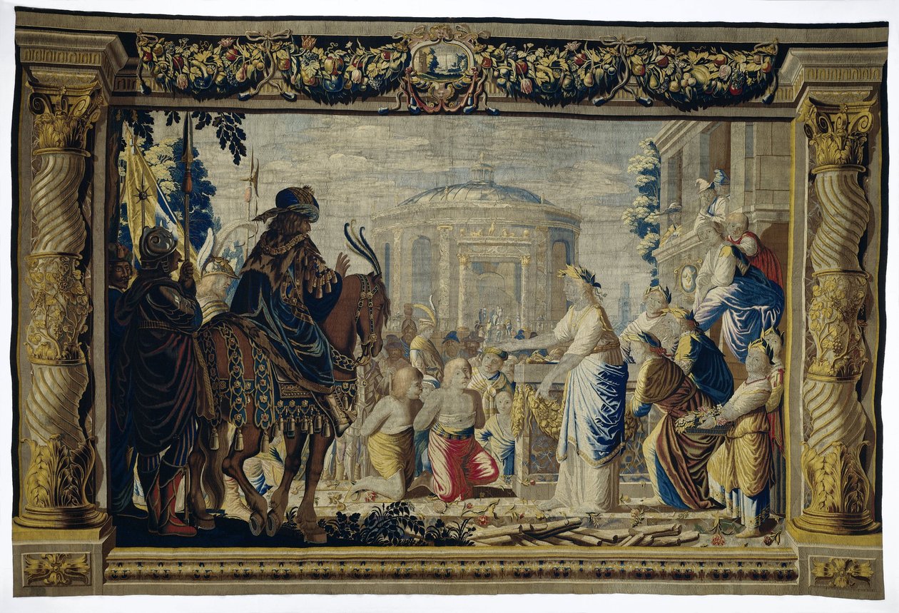 Orestes a Pylades pro Ifigénii Historie Ifigenie a Oresta (název série) od Pieter de Cracht