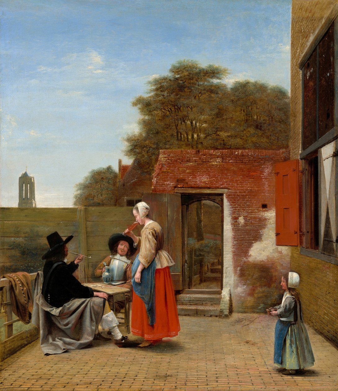 Nizozemské nádvoří od Pieter de Hooch