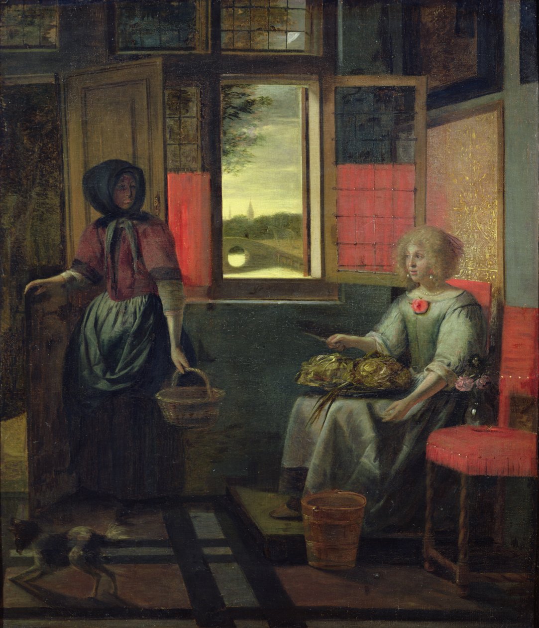 Nizozemský interiér od Pieter de Hooch