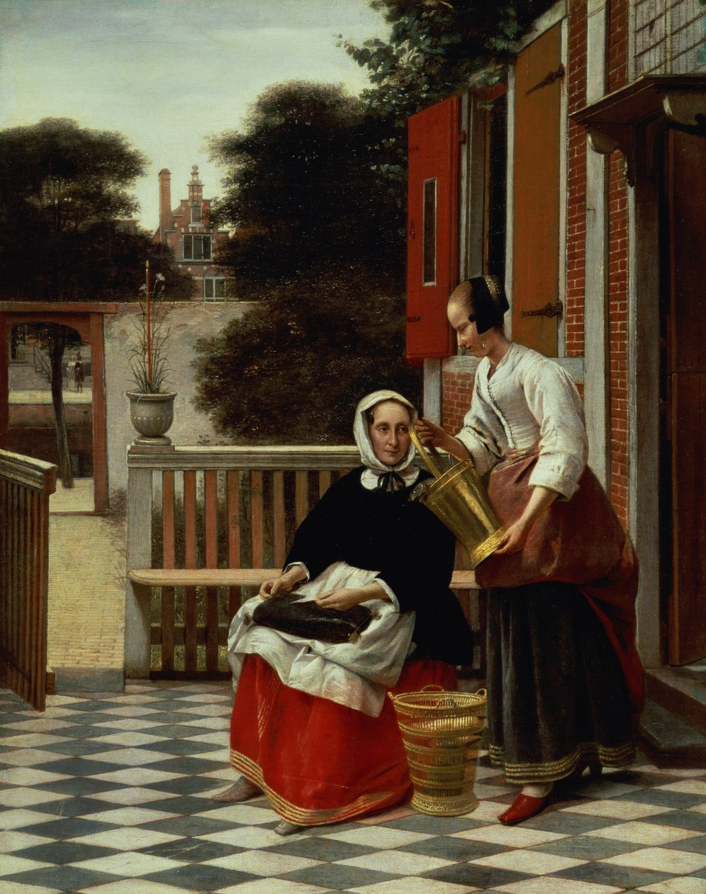 Paní a její služebná od Pieter de Hooch