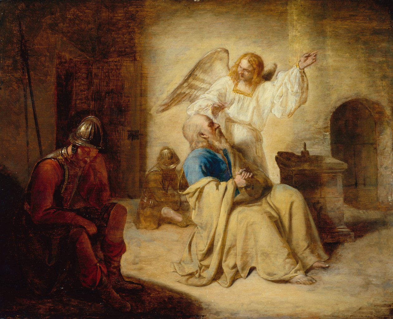 Osvobození svatého Petra z vězení od Pieter de Hooch