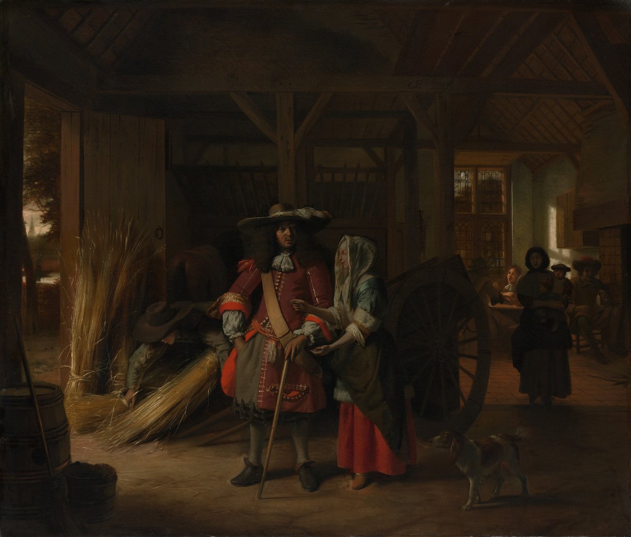 Placení hostesky, ca. 1670. od Pieter de Hooch