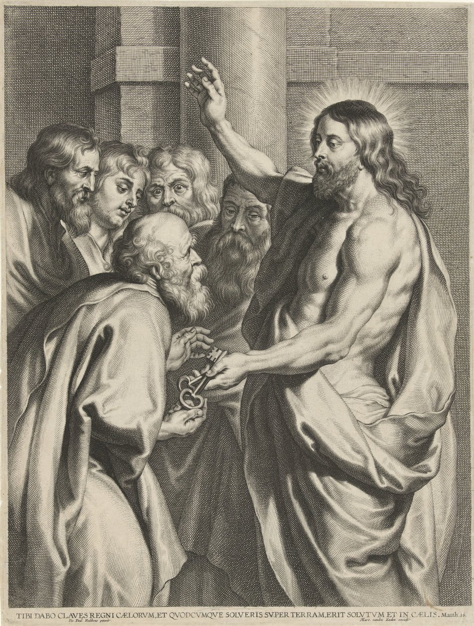 Kristus dává Petrovi klíče od Pieter de Jode (I)