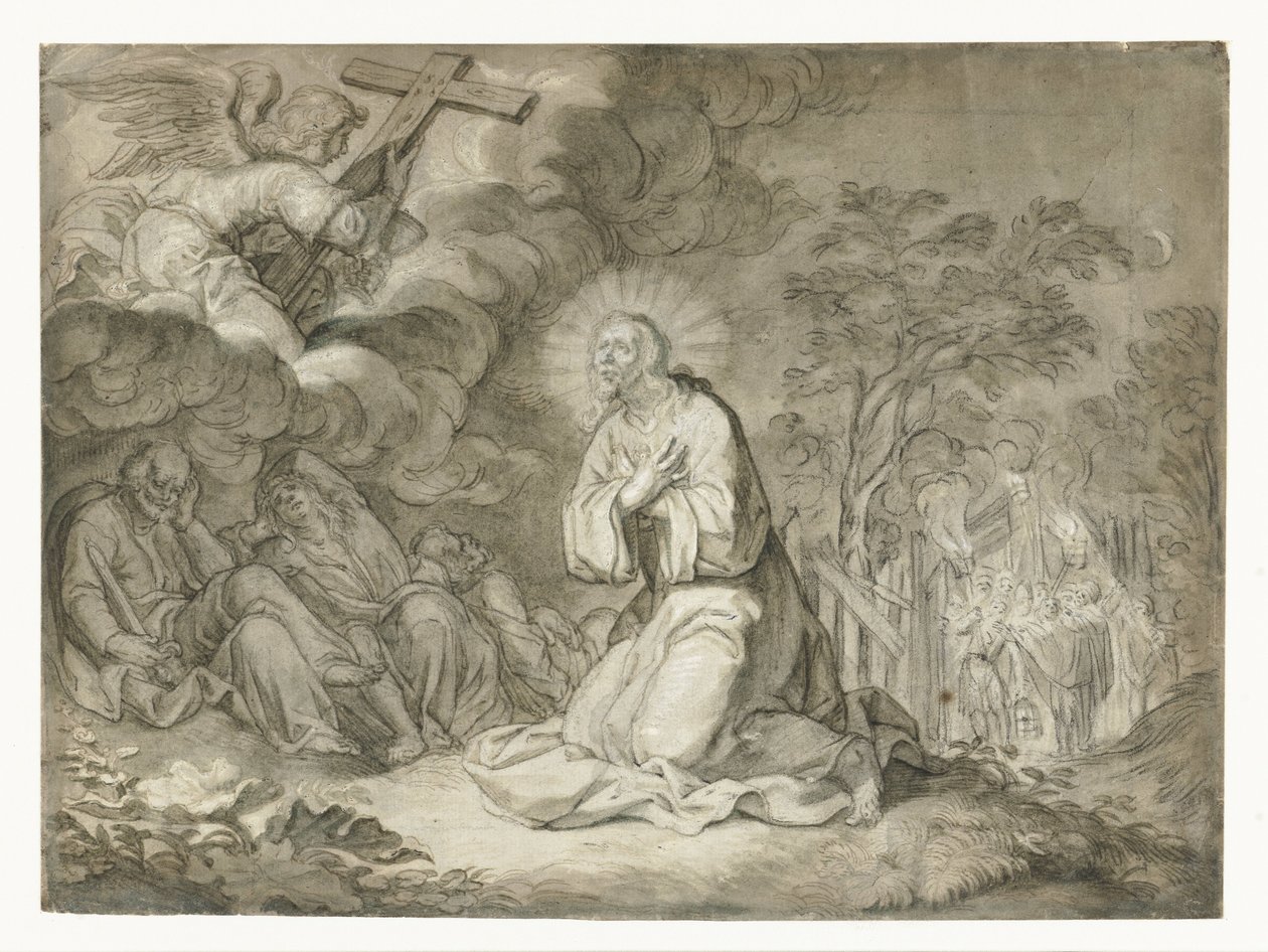 Kristus v zahradě Olivetské od Pieter de Jode (I)