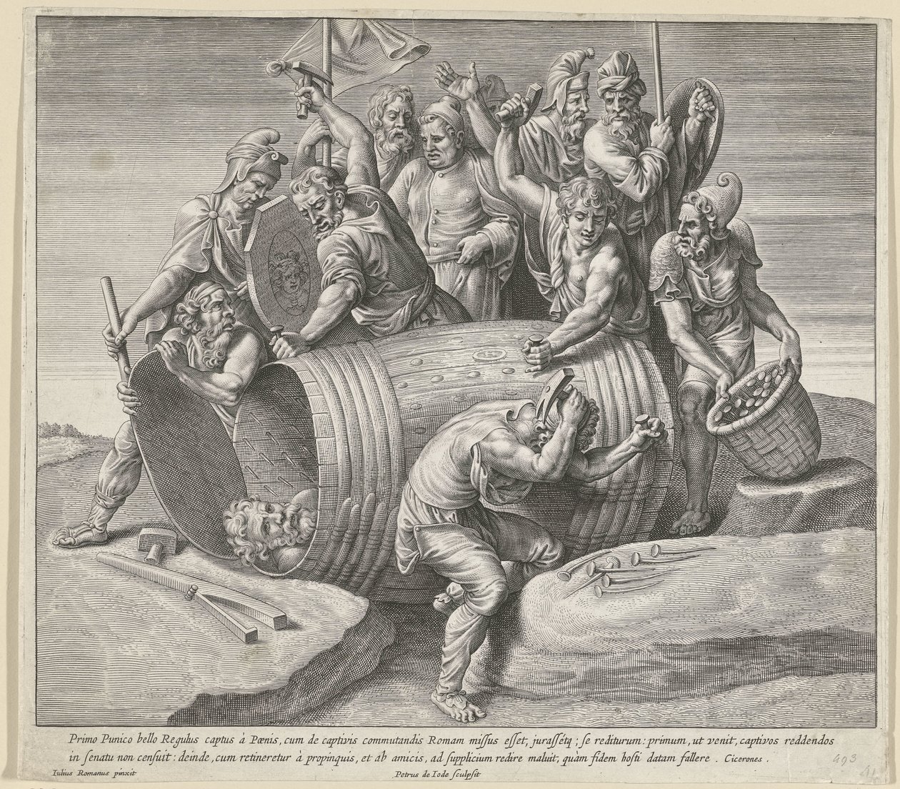 Standvastigheid van Marcus Atilius Regulus od Pieter de Jode (I)