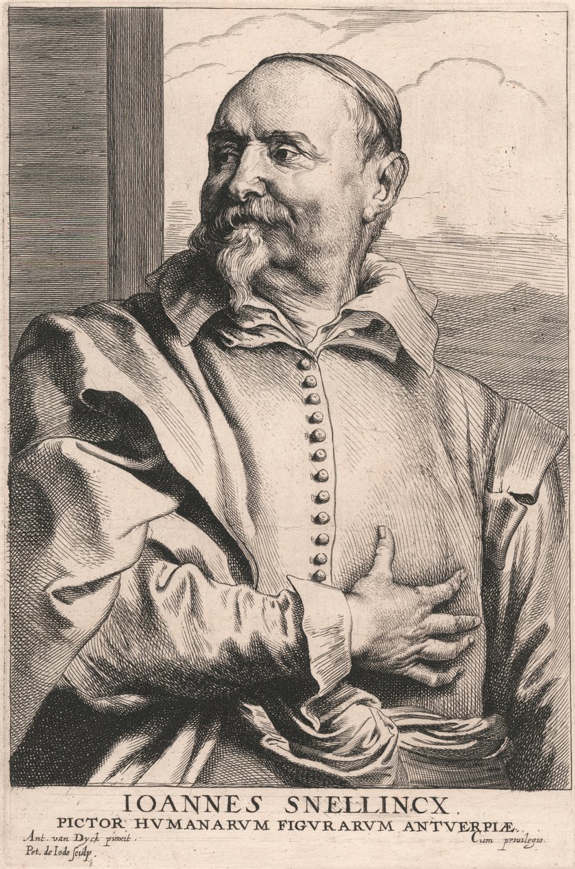 Joannes Snellincx, malíř lidských postav z Antverp od Pieter de Jode