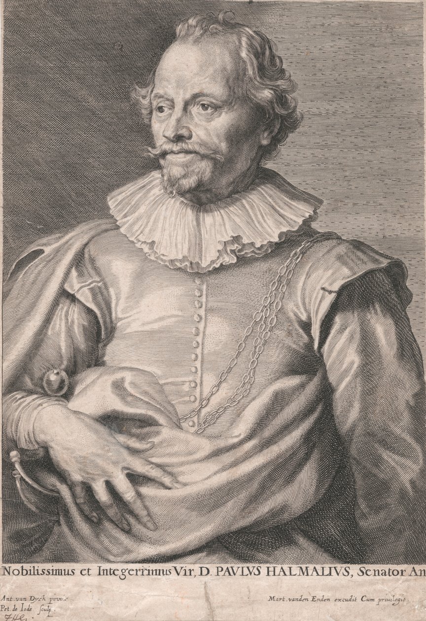 Nejvznešenější a nejčestnější muž, D. Paulus Halmalius, senátor Ant. od Pieter de Jode