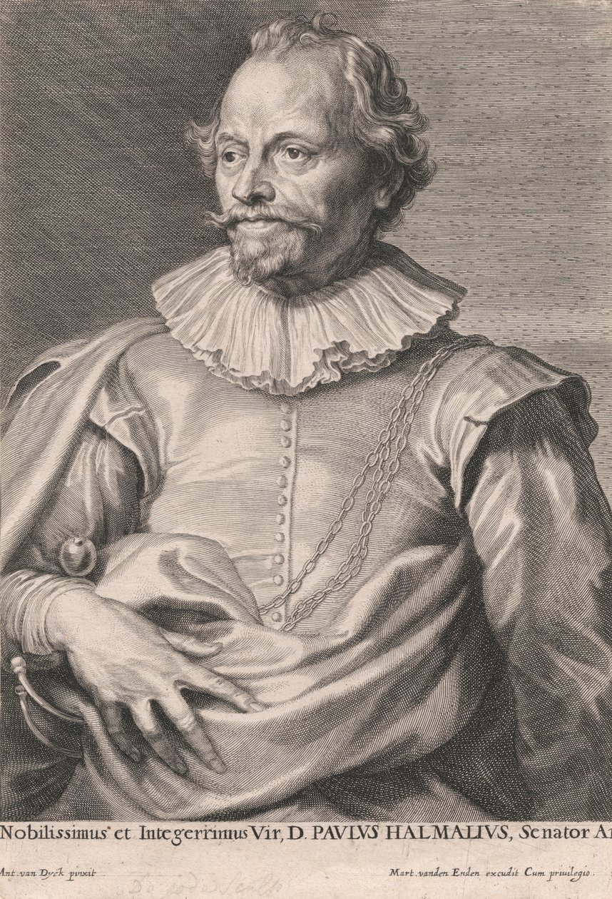 Nejvznešenější a nejčestnější muž, D. Paulus Halmalius, senátor Ant. od Pieter de Jode
