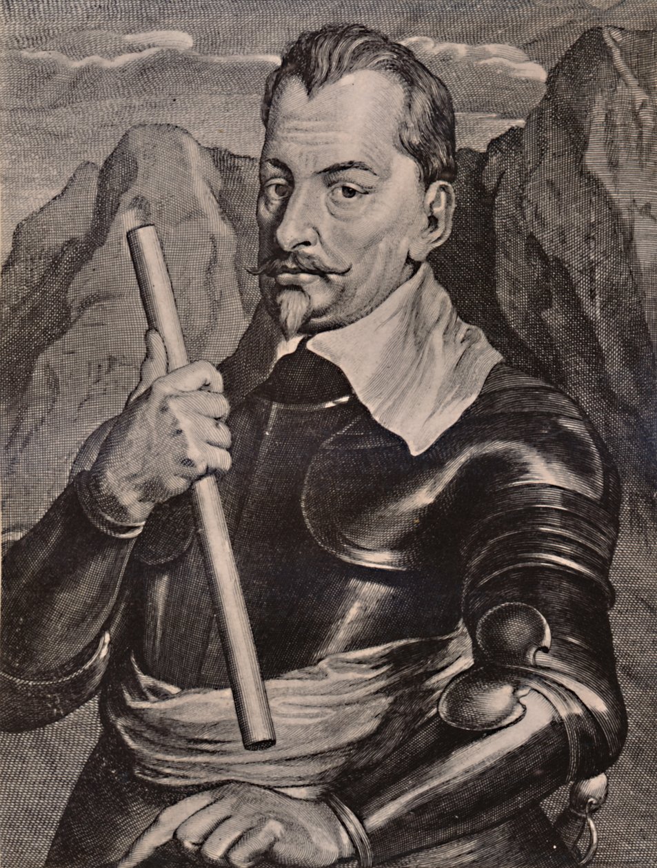 Albrecht z Valdštejna, český generál, 17. století 1894 od Pieter de Jode II