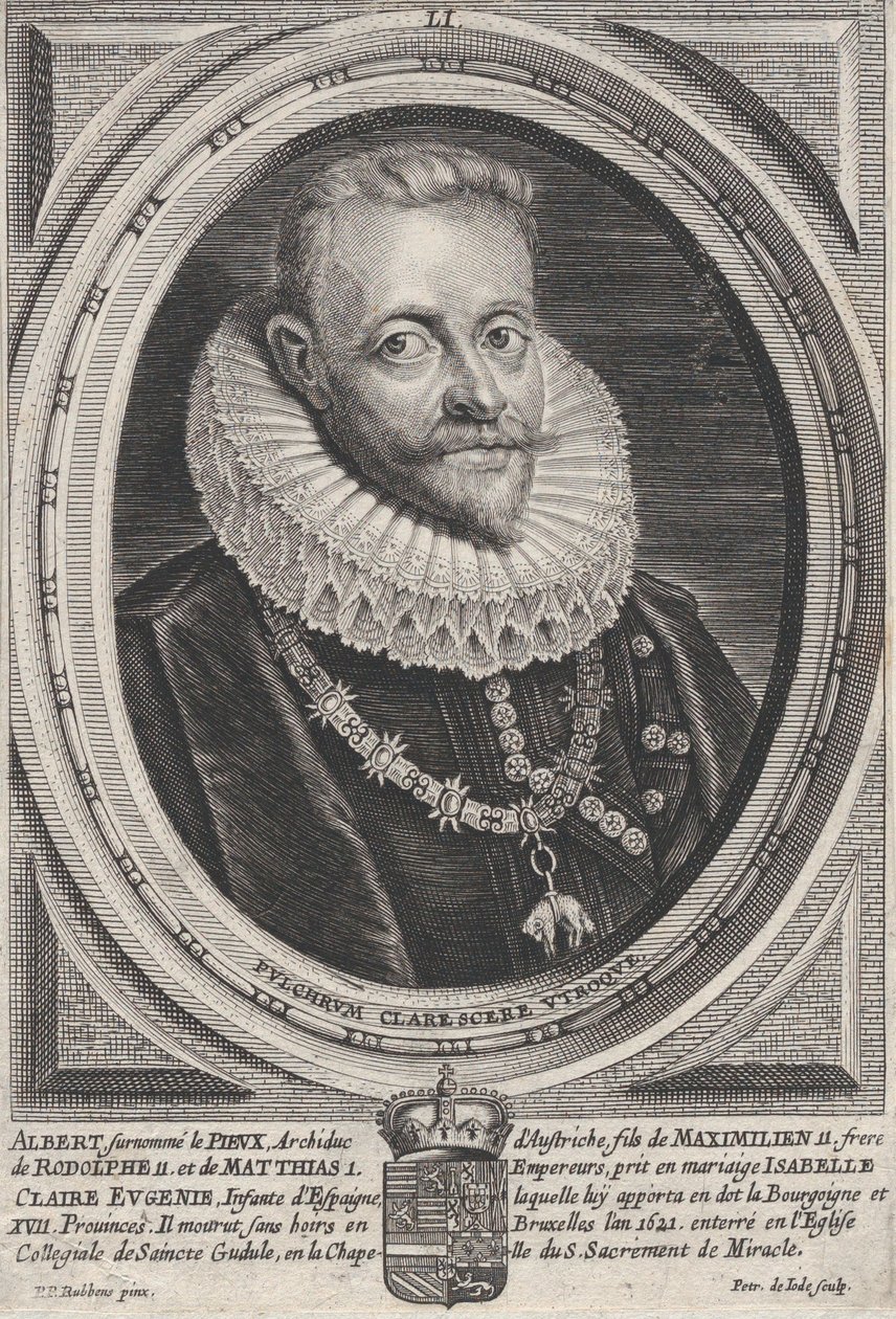 Portrét Alberta VII., rakouského arcivévody, ca. 1650. od Pieter de Jode II