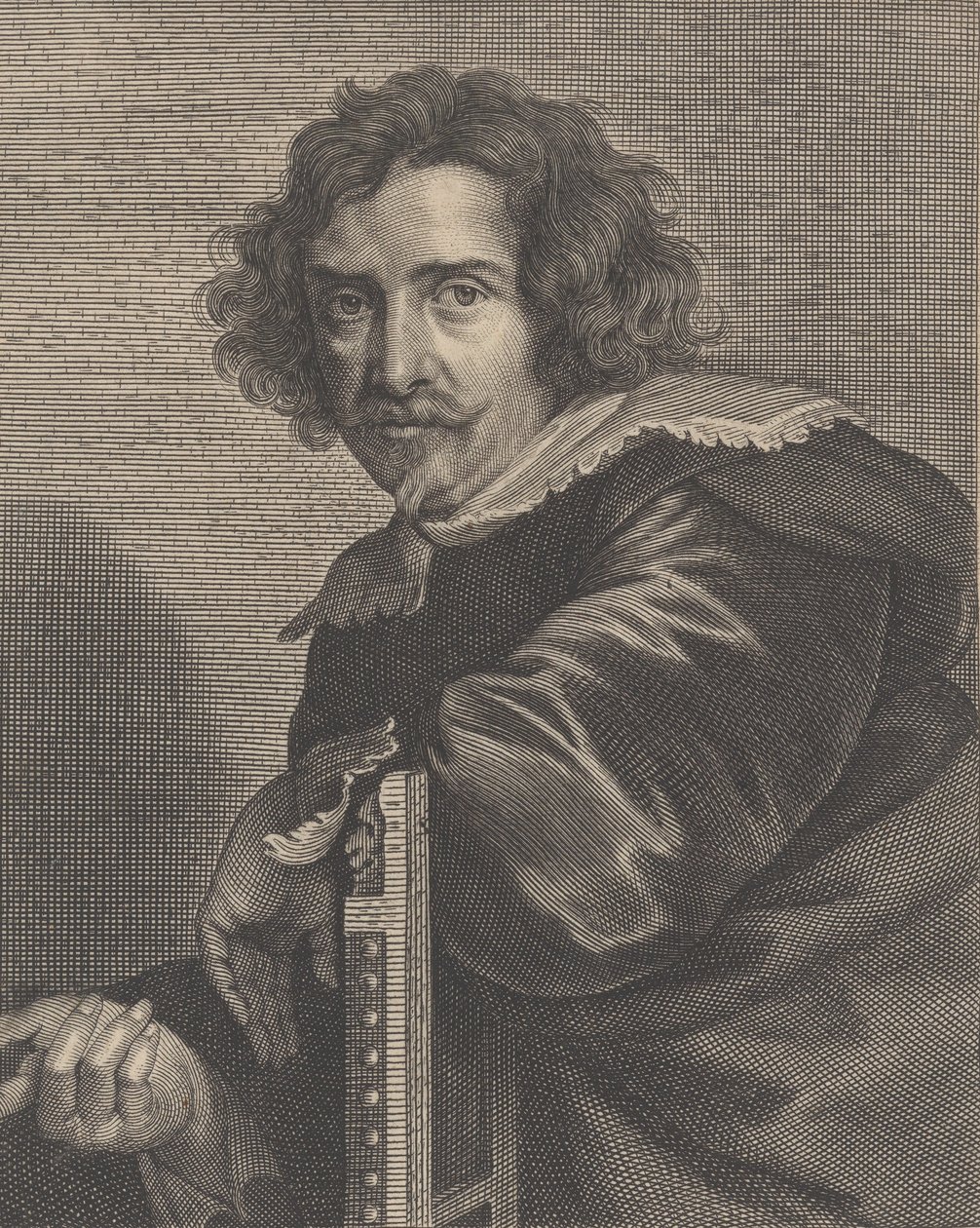 Portrét Pietera de Jode mladšího, 1606-74. od Pieter de Jode II