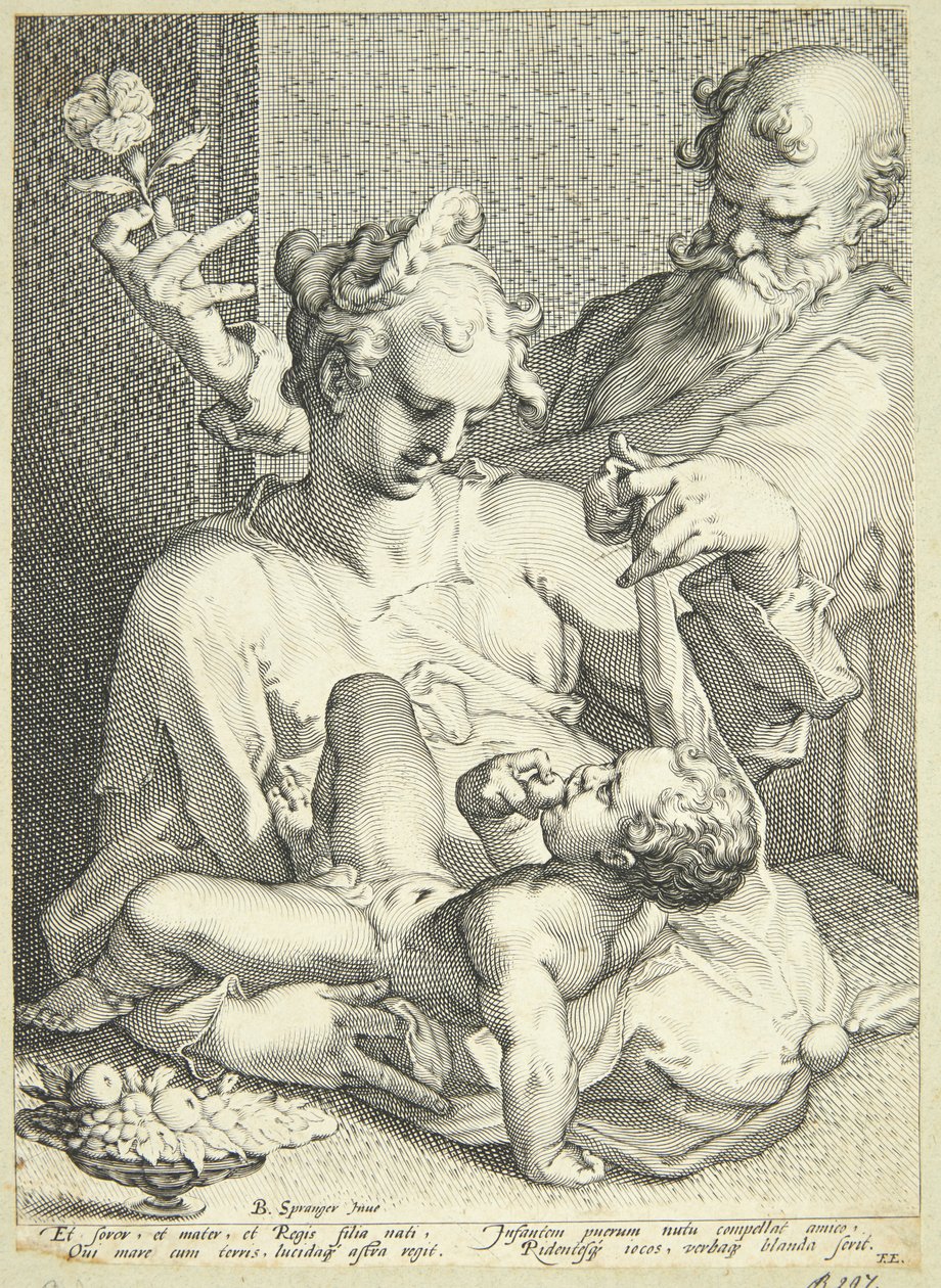 Svatá rodina od Pieter de Jode I