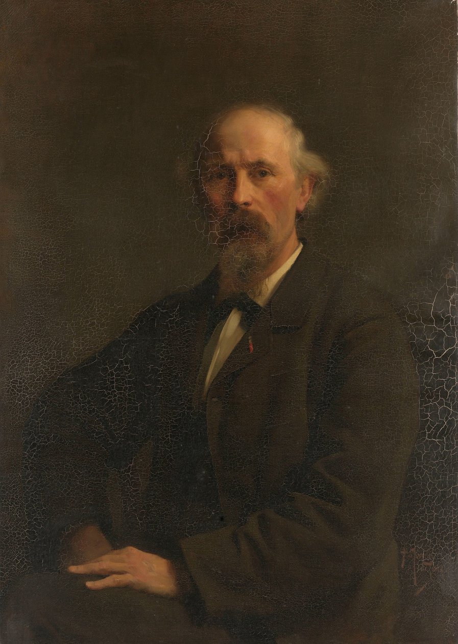 Portrét Pietera Stortenbekera (1828-1898), malíře od Pieter de Josselin